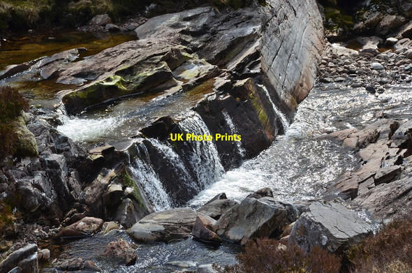Photo 6"x4" Waterfall on An Leth-allt Inverinate c2016
