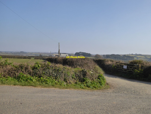 Photo 6"x4" Access road to Bowgyheere farm Crowlas c2016