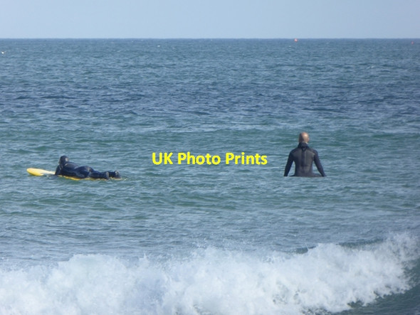 Photo 6"x4" Waiting for the perfect wave Thorntonloch c2016