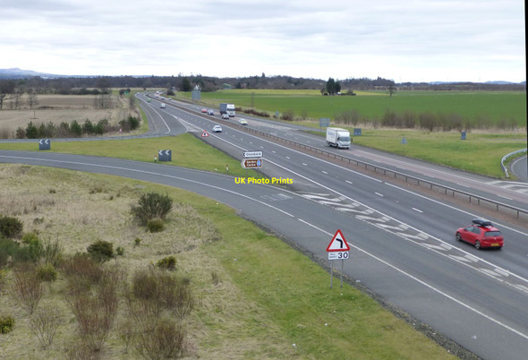 Photo 6"x4" The Glendoick junction on the A90 Glendoick c2016