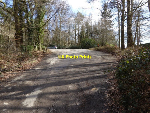 Photo 6"x4" Cartersledge Lane heads south to the B2110 Ashfold Crossways c2016