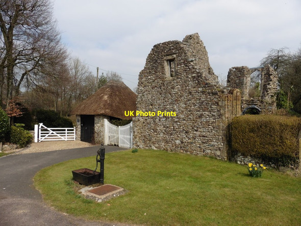 Photo 6"x4" Ruined gatehouse, Dunkeswell Abbey Abbey\/ST1410 c2016
