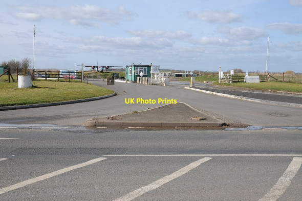 Photo 6"x4" Entrance to Long Marston airfield Lower Quinton c2016