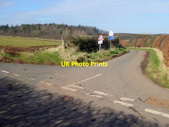 Photo 6"x4" Road junction near Spott Spott\/NT6775 c2016