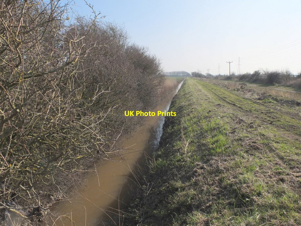 Photo 6"x4" Cheshire Lines Brook on the Trans Pennine Trail Downholland Cross c2016