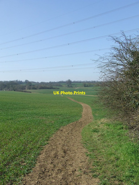 Photo 6"x4" Footpath To Great Chesterford Hadstock c2016