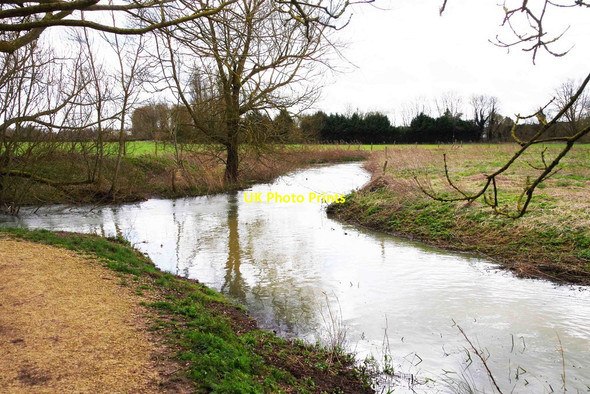 Photo 6"x4" Confluence of the River Windrush and Emma's Dike, Witney, Oxon Witney c2016