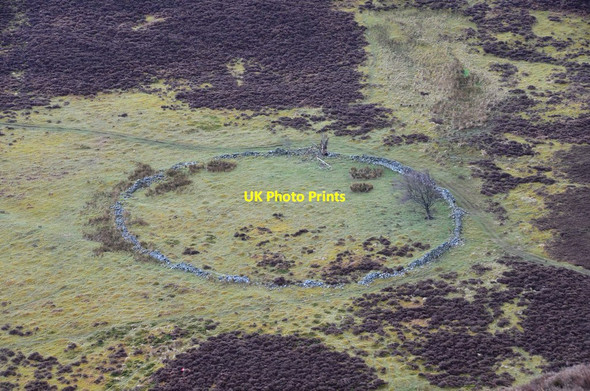 Photo 6"x4" Old enclosure, Waddenshope Bonnington\/NT2538 c2016