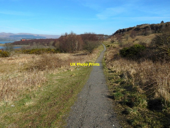 Photo 6"x4" Path in Coves Community Park Gourock c2016 P2