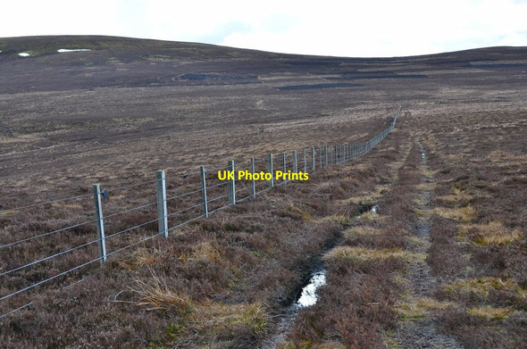 Photo 6"x4" Track and fence, Preston Law Hundleshope c2016