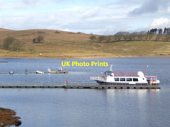 Photo 6"x4" Jetties at Leaplish Kielder Water c2016