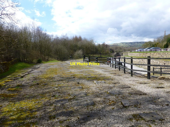 Photo 6"x4" Stone blocks at Bugsworth Basin Buxworth c2016