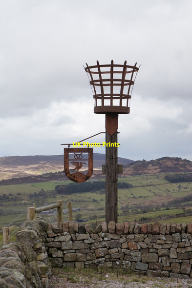 Photo 6"x4" Millennium Beacon at the former Mermaid Inn Upper Hulme c2016