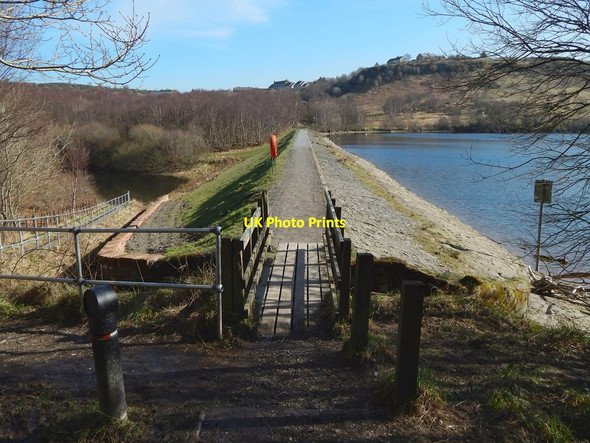 Photo 6"x4" Path between the Coves Reservoirs Gourock c2016