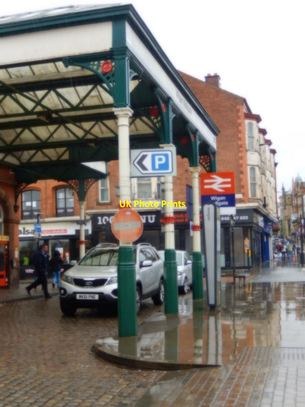 Photo 6"x4" Wigan Wallgate Station Wigan c2016