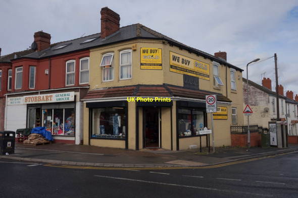 Photo 6"x4" Shops on Fitzwilliam Road, Rotherham Rotherham c2016