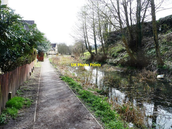Photo 6"x4" The Thames & Severn Canal above Bowbridge Lock Stroud\/SO8405 c2016