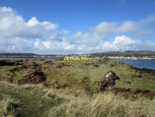 Photo 6"x4" Rocks and Millport Bay Millport c2016