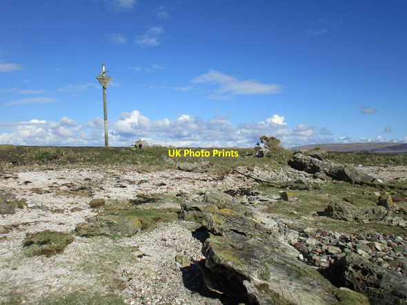 Photo 6"x4" Navigation marker at Nupkur Point Millport c2016