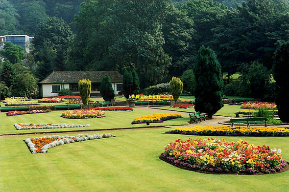 Photo 6"x4" Douglas Park Gardens Largs\/NS2059 c1991