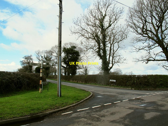 Photo 6"x4" Junction of Cledford Lane and Jones's Lane, Sproston Sproston Green c2016