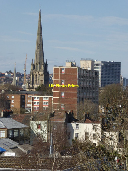 Photo 6"x4" The spire of St Mary Redcliffe Barton Hill\/ST6072 c2016