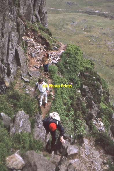 Photo 6"x4" On Jack's Rake, Pavey Ark in 1971 Stickle Tarn c1971