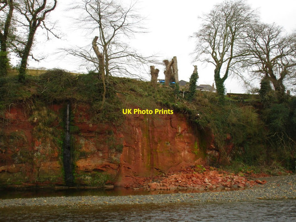 Photo 6"x4" Rockfall at Canonbie Canonbie c2016