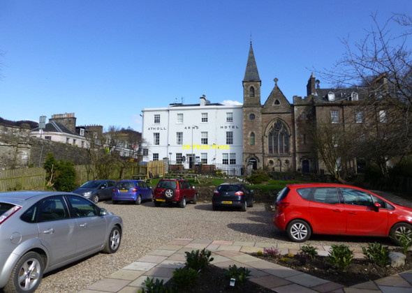 Photo 6"x4" Atholl Arms Hotel Dunkeld c2016
