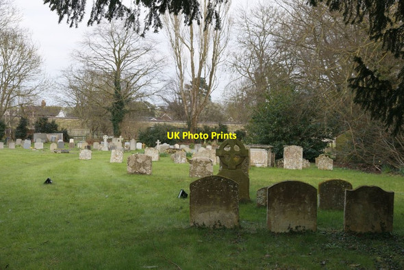 Photo 6"x4" Churchyard looking East South Stoke\/SU5983 c2016