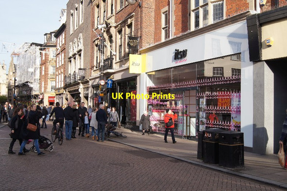 Photo 6"x4" Traffic restricted - Cambridge centre Cambridge\/TL4658 c2015