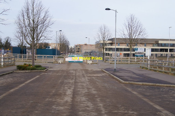 Photo 6"x4" Access road - Lime Avenue Trumpington c2015