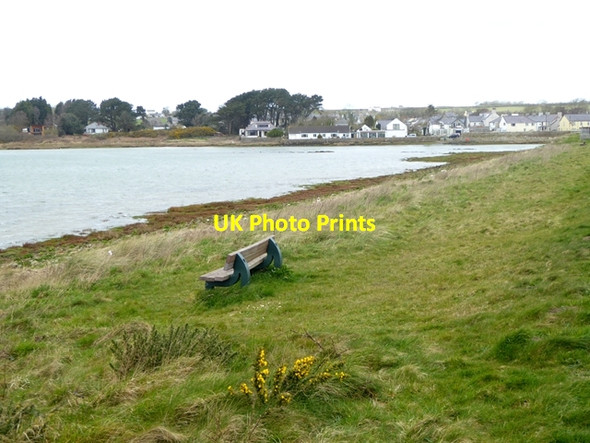 Photo 6"x4" Cefni estuary Malltraeth c2016