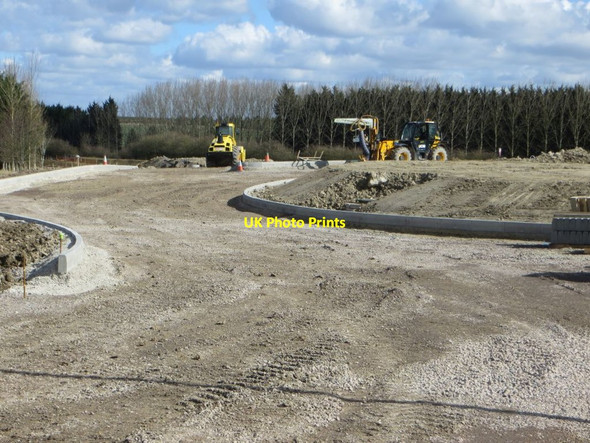 Photo 6"x4" Part of the Roundabout Chilton\/SU4885 c2016