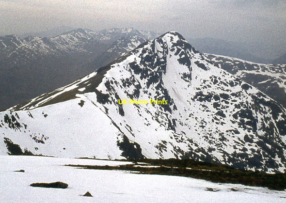 Photo 6"x4" On the rounded summit slopes of Sg\u00c3\u00b9rr an Doire Leathain Sg\u00f9rr an Doire Leathain c1972