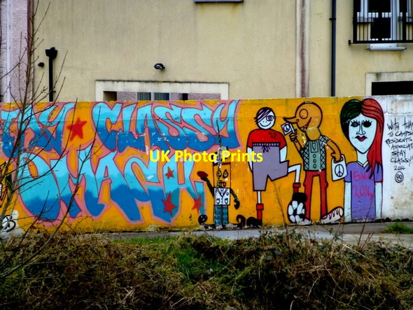 Photo 6"x4" Mural detail (1), Campsie, Omagh Omagh c2016