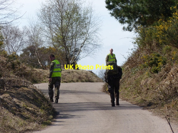 Photo 6"x4" Marines training on Woodbury Common Woodmanton\/SY0185 c2016