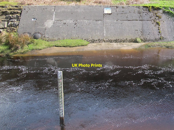 Photo 6"x4" Depth gauge, River Dunsop Dunsop Bridge c2016