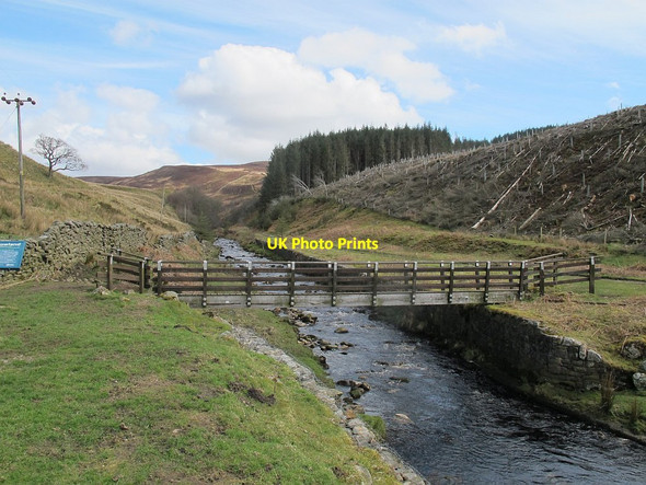 Photo 6"x4" Footbridge at Footholme Sykes\/SD6351 c2016