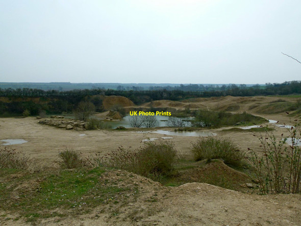 Photo 6"x4" Disused quarry near Tixover Grange Collyweston c2016
