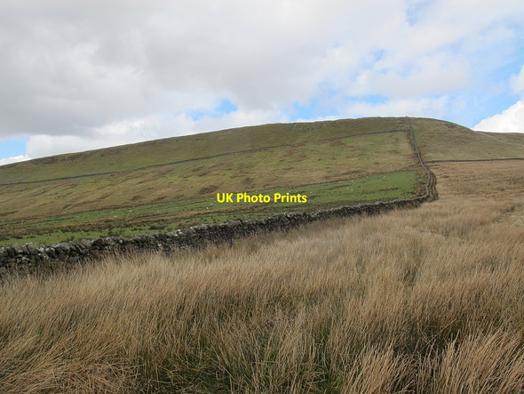 Photo 6"x4" Stone walls on Far Pasture Brow Sykes\/SD6351 c2016