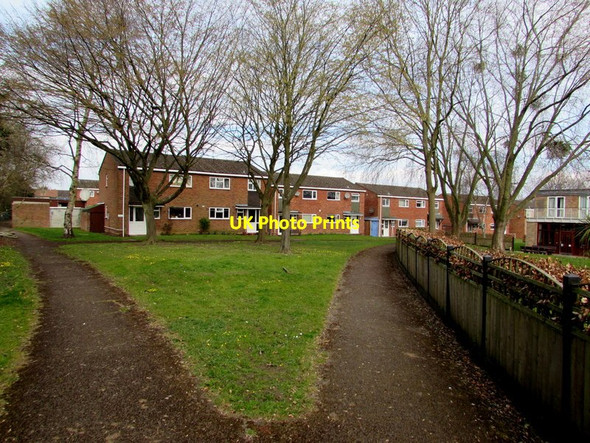 Photo 6"x4" Path junction near Hillfield, Cheltenham Cheltenham c2016
