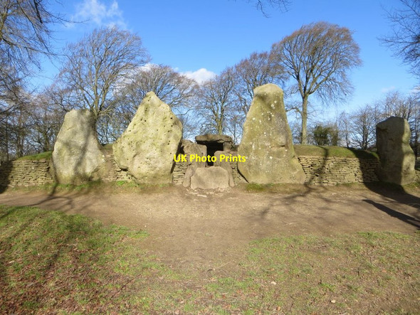 Photo 6"x4" Entrance to the Tomb Ashbury\/SU2685 c2016