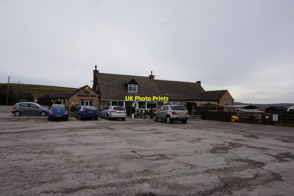 Photo 6"x4" The Winking Man on the A53 Roche Grange c2016