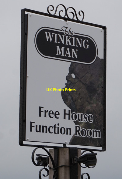 Photo 6"x4" The Winking Man on the A53 Roche Grange c2016 P1