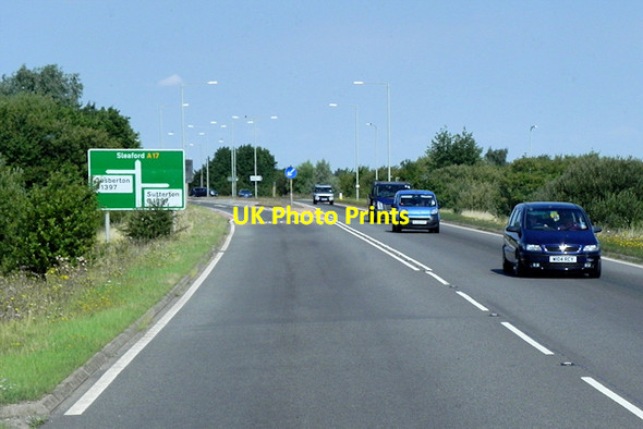 Photo 6"x4" Westbound A17 near to Sutterton Burtoft c2015