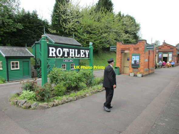 Photo 6"x4" The platform at Rothley Station Rothley Plain c2016