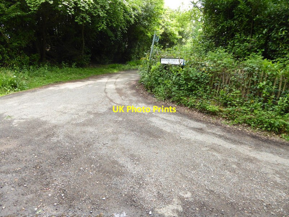Photo 6"x4" The northern end of Bolnore Farm Lane Haywards Heath c2016