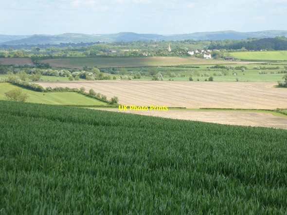 Photo 6"x4" View of Longdon and Longdon Marsh Longdon\/SO8336 c2016