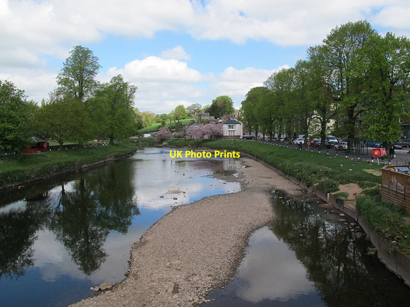 Photo 6"x4" River Eden looking north from Appleby bridge Appleby-in-Westmorland c2016
